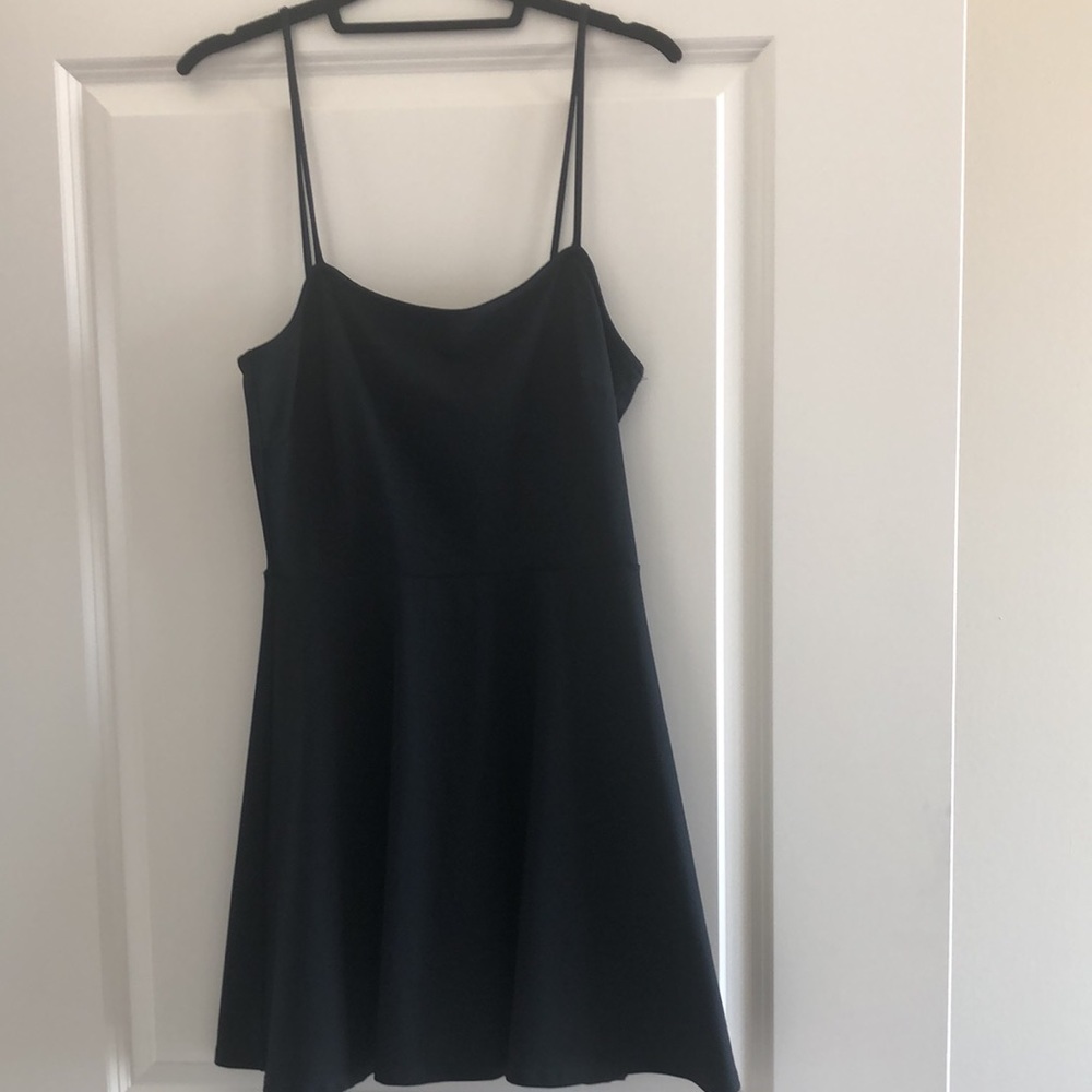 Bebe fabulous comfortable black skater dress